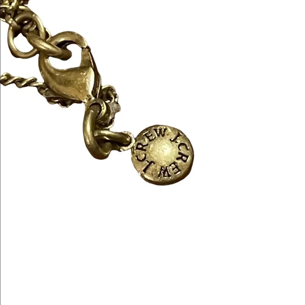 J. Crew blew tassels 34” long chain necklace